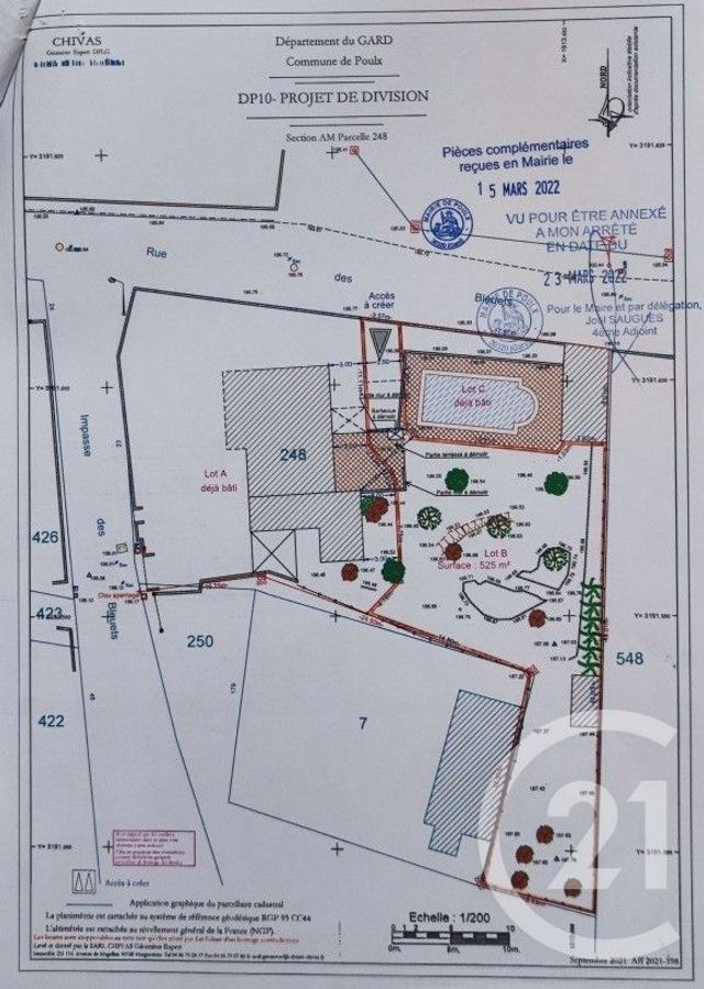 maison à vendre - 4 pièces - 105.51 m2 - POULX - 30 - LANGUEDOC-ROUSSILLON - Century 21 Dhuoda