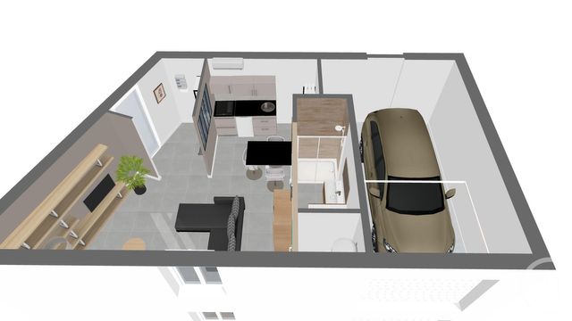 Appartement T1 à vendre - 1 pièce - 32.0 m2 - NIMES - 30 - LANGUEDOC-ROUSSILLON - Century 21 Dhuoda