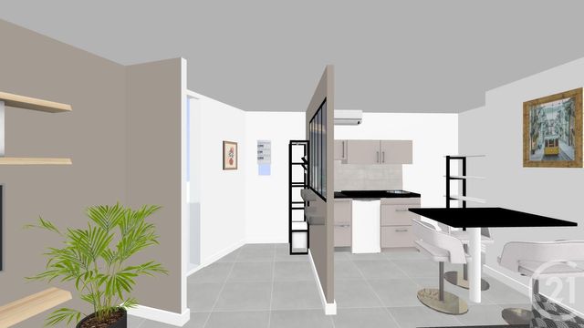 Appartement T1 à vendre - 1 pièce - 32.0 m2 - NIMES - 30 - LANGUEDOC-ROUSSILLON - Century 21 Dhuoda