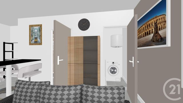 Appartement T1 à vendre - 1 pièce - 32.0 m2 - NIMES - 30 - LANGUEDOC-ROUSSILLON - Century 21 Dhuoda
